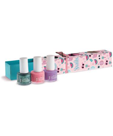 Snails 516394 Children's Nail Polish Gift Set - Mini Very Berry (3x7ml) | Water-Based Washable Vegan & Harmless - Buy Online on GoSupps.com