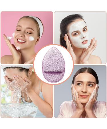 Facial Sponges 4inch Facial Sponges Cleansing Non Latex Gloves Type Puff Face Sponges Reusable Makeup Remover Heart Sponges Skin Friendly Exfoliatingg Face Sponge for Bathrooms Shower Rooms Purple - Buy Online on GoSupps.com