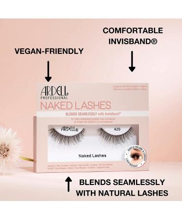 Ardell Naked Lashes 420 - Natural Look False Eyelashes for Effortless Glamour - Buy Online on GoSupps.com