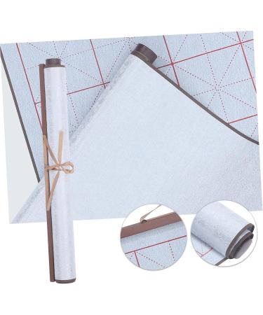 SEWOART Brush Calligraphy Practice Home Accessories Writing Water Cloth Calligraphy Supplies Daily Use Silver 75.00X38.00X0.10CM - Buy Online on GoSupps.com