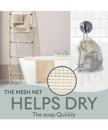 SEACRET Mud Soap with Foaming Net - Luxurious Exfoliating Cleanser for Glowing Skin | International Shipping Available - Buy Online on GoSupps.com