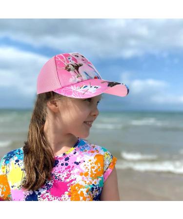 Buy Froze Baseball Cap for Girls | 2-Piece Summer Adjustable Hats with Cartoon Print & UV Protection - Buy Online on GoSupps.com