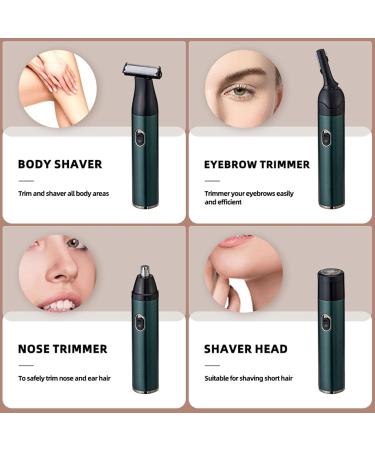 4 in 1 Electric Body Hair Trimmer for Women - Wet & Dry Rechargeable Groomer | Shop Internationally - Buy Online on GoSupps.com
