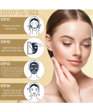 Znnhnn 10 Pieces Face Masks Set of 10 Goat Milk + Rice Cloth Masks Facial Mask Face Mask for Intensive Hydration Soothing Care and Skin Repair - Buy Online on GoSupps.com