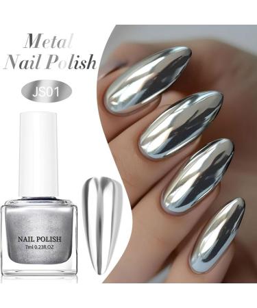 Nail Angel with a mirror effect - permanent mirror 8 color variations quick drying | Nail design accessories for nails professional studio home use v - Buy Online on GoSupps.com