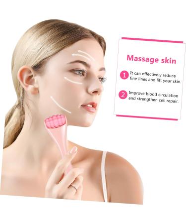 MAGICLULU 1pc Facial Roller Roller Skin Care Tools Portable Eye Beauty Tool Eye Tool Eye Wrinkle Eye Roller Eye Care Tools Pp Cosmetic Thinner Pink 8X2.5cm Pink - Buy Online on GoSupps.com