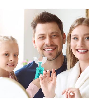 Honeydak Kids U Shaped Toothbrush 6 Pack - Silicone 360 Toothbrush for Ages 2-6 - Half Circle U Type Toothbrush for Toddlers - 3 Classic Styles - Buy Online on GoSupps.com