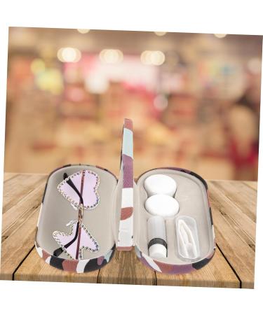 Solustre 2-in-1 Dual-Purpose Glasses & Contact Lens Case - Travel-Friendly Camouflage Eyewear Container - Buy Online on GoSupps.com