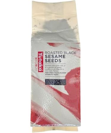 Yutaka Roasted Black Sesame Seed 1 kg - Buy Online on GoSupps.com
