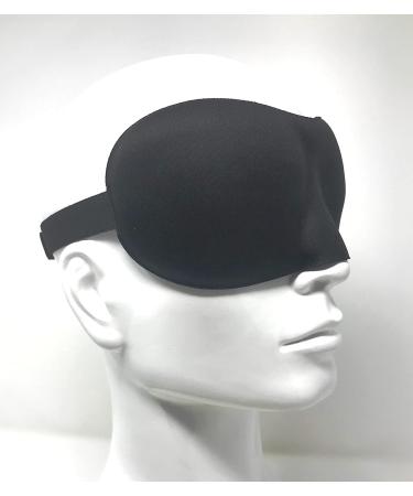 Atavyst 3D Contoured Sleep Eye Mask for Men and Women - Black - Buy Online on GoSupps.com