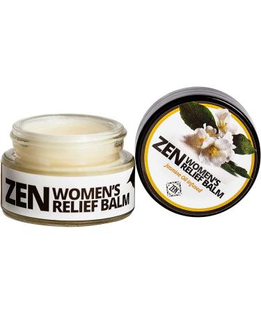 Zen Women's Relief Balm - All-Natural Pain Reliever with Jasmine Oil - 0.7 oz - Buy Online on GoSupps.com