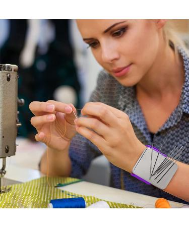 Magnetic Wrist Pin Holder Set with Hair Styling Accessories - Bright Colors - Buy Online on GoSupps.com