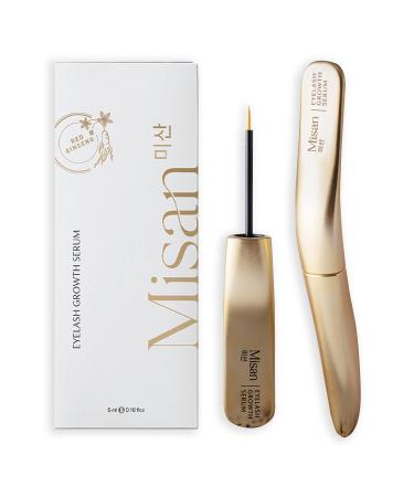 ABERA | Misan Abera Eyelash Growth Serum - Pack of 1  2 or 3 - Natural Lash Booster and Lash Enhancer  Regenerating and Nourishing Lashes Longer and Thicker (0.18 Fl oz Per Item) (Pack of 1)