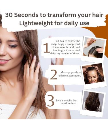 Fast-Acting Hair Enhancing Serum | Repair Dry Damaged & Frizzy Hair | Lightweight Organic Formula for On-the-Go Care - Buy Online on GoSupps.com