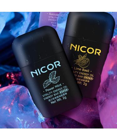 Nose Inhalators with Essential Oils | Vitality Energy Oil | Aromatherapy Stick Set - 4 Stimulating Flavors for Energy & Wellness - Buy Online on GoSupps.com