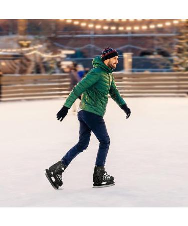 Buy XIUWOUG Adjustable Ice Hockey Skates for Men Women & Kids - Stainless Steel Ice Skating Shoes with Quick Lace System - Size XL 42-45 - Buy Online on GoSupps.com