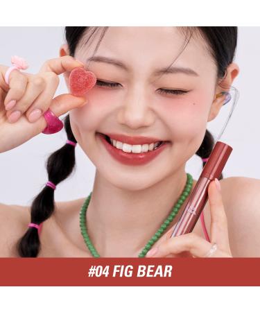 MILKTOUCH Glossy Jelly O Lip Tint (Fig Bear) - Long-Lasting Candy-Coated Lip Gloss - Buy Online on GoSupps.com