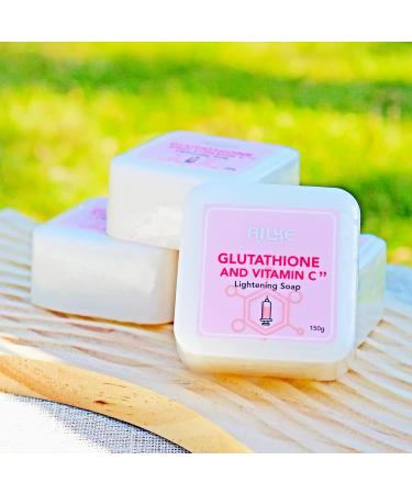 AILKE BOOST LUSTER AILKE Luminous Soap with Vitamin C and Glutathione Skin Glowing Cleansing Oil Regulation Smooth Skin Dark Spot Removal Soap Bar for Face and Body 150 g Pack of 1 1 copy - Buy Online on GoSupps.com