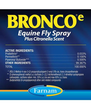 Farnam Bronco Water-Base Equine Fly Spray - 3.78 L - Buy Online on GoSupps.com