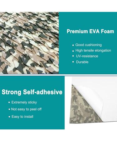 EVA Foam Boat Decking Camo Marine Flooring - Non-Slip Self-Adhesive Pad for Boat, Kayak, Yacht, Jet Ski, RV, Fishing, Surfboard, Golf Cart - Camouflage Desert Design - 94.5 x 23.62 - 1 Pc - Buy Online on GoSupps.com