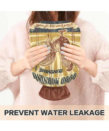 Sunshine Hot Water Bottle with Tap - 1L BPA Free Small Bag for Pain Relief & Hot/Cold Therapy - Buy Online on GoSupps.com