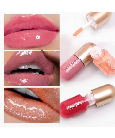 KISSIO Fig Tea Lip Plumper Gloss - Plumping Lip Serum for Fuller & Hydrated Beauty Lips - Buy Online on GoSupps.com
