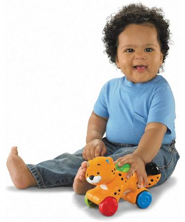 Fisher-Price Amazing Animals Press and Go Cheetah | Best Baby Toddler Toy (6-36 Months) - International Shipping Available - Buy Online on GoSupps.com
