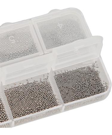 Nail Beads Professional Mini Nail Beads DIY Unique Elegant Decoration for Nail Salon (Carbon Black) - Buy Online on GoSupps.com