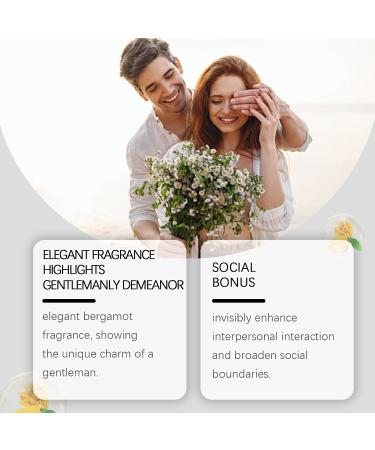 Bergamot Perfume for Men Eau de Perfume Spray Long-lasting Fresh Floral and Fruity Fragrance Enhance Charm & Confidence(1.7 Fl Oz) Grey - Buy Online on GoSupps.com