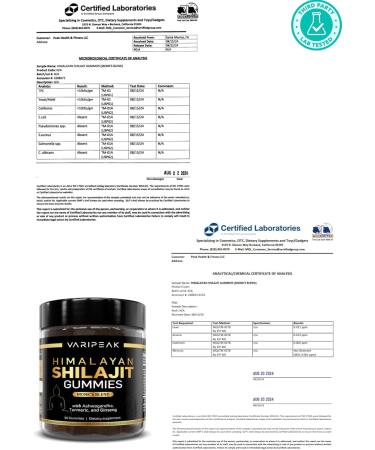 4-in-1 Organic Himalayan Shilajit Gummies | with Ashwagandha Turmeric & Ginseng | Adaptogen for Energy Immunity & Vitality Support | Organic Vegan Sugar-Free | 90 Count | for Men & Women 90 Count (Pack of 1) - Buy Online on GoSupps.com
