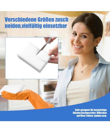 Hoadoek Dirt Eraser Sponge Pack of 10 Magic Wall Eraser Cleaning Sponges for Kitchen Bathroom Living Room Furniture Wall Shoe - Buy Online on GoSupps.com