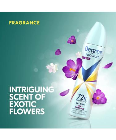 Degree Women's Sexy Intrigue Dry Spray Deodorant 4-Pack | 72-Hour Sweat & Odor Protection | MotionSense Technology | 3.8oz - Buy Online on GoSupps.com