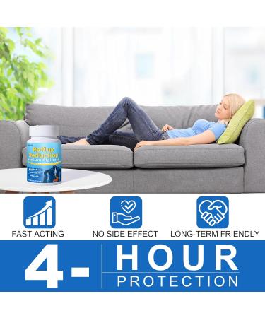 QUBIT Reflux Chewing Gum Sodium Alginate Bicarbonate Gum for Acid Reflux Heartburn Indigestion & Nausea Taste Well Gourmet Raft Barrier on Stomach Sugar-Free Vegan 60 Pieces - Buy Online on GoSupps.com