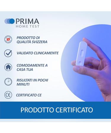 Buy PRIMA Home Test - C-Reactive Protein (CRP) Test - Detect High/Low Values - Swiss Quality - Fast International Shipping - Buy Online on GoSupps.com