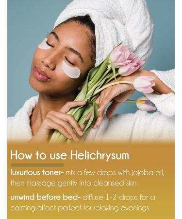GreenHealth Helichrysum Essential Oil 5 ml 100% Pure & Natural Therapeutic Grade Amber Glass Bottle with Euro Dropper Helichrysum 0.17 Fl Oz (Pack of 1) - Buy Online on GoSupps.com