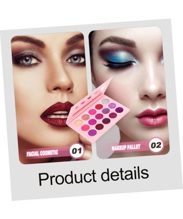 BIUDECO 15 Colorful Eyeshadow Eyeshadow Eyeshadow Palette Purple Colorful Eyeshadow - Buy Online on GoSupps.com
