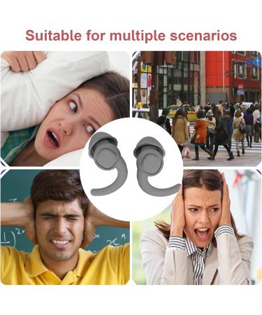 Ear Plugs for Sleeping Noise Cancelling - Noise Cancelling Ear Plugs for Sleeping - Calm Ear Plugs with Storage Box Hearing Protection for Snoring and Work Thaely Gray - Buy Online on GoSupps.com
