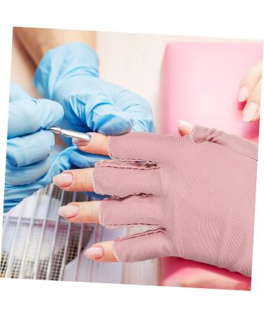 FRCOLOR UV Manicure Gloves 8 Pairs Uv Gloves Nail Accessories Anti Gloves Uv Protection Gloves Nail Art Accessory Manicure Gloves Nail Lamp Light Fingerless Gloves Light Cotton Anti-uv - Buy Online on GoSupps.com