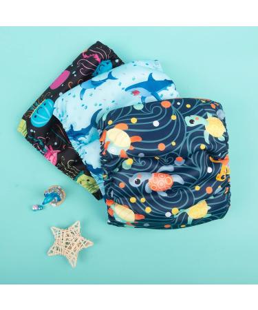 Buy Cuteebone Male Dog Diapers - Washable & Reusable Belly Band (3 Pack) | High-Suction DM28S-DE - Ideal for 28-35.5cm Dogs - Buy Online on GoSupps.com