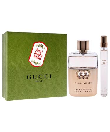 Gucci Guilty by Gucci for Women - 2 Pc Mini Gift Set 1.6oz EDT Spray 0.33oz EDT Spray - Buy Online on GoSupps.com