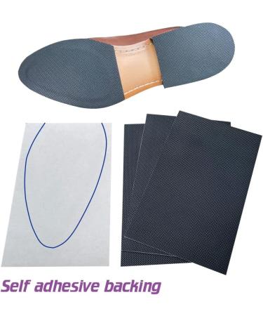 Unikstep Shoe Sole Protectors - 4 Pcs Anti-Slip Grip Pads Self-Adhesive Non-Skid Noise Reduction Stickers (Black) for All Shoes - International Shipping Available - Buy Online on GoSupps.com