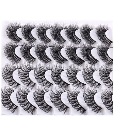 Buy Andy's Orchids 3D Faux Mink False Eyelashes - 14 Pairs Russian Strips Fluffy & Voluminous Lashes for a Natural Look - Buy Online on GoSupps.com