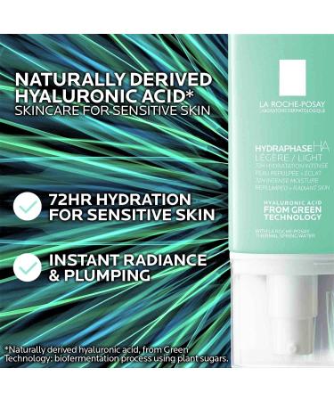 La Roche-Posay HydraphaseHA Light Face Moisturizer 50ml - Hyaluronic Acid, 72HR Hydration, Oil-Free & Non-Comedogenic - Buy Online on GoSupps.com
