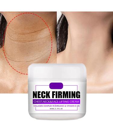 Neck Firming Cream for Women Lifting Cream for Chest Neck & Face - Moisturizer with Collagen & Vitamin E Enhances Elasticity Smooths Wrinkles and Fine Lines Purple - Buy Online on GoSupps.com