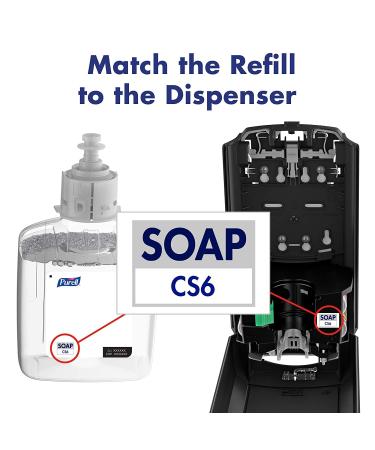 Purell Healthy Soap Mild Foam CS6 Starter Kit - 1-1200 mL Refill + Touch-Free Dispenser | GOJO Inc - Buy Online on GoSupps.com