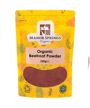 Organic Beetroot Powder 250g by Manor Springs Organic