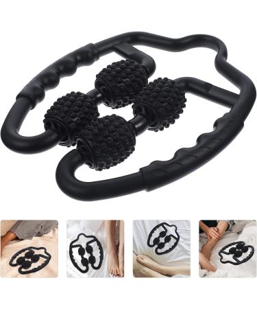 Manual Foam Massage Roller - Muscle Massager for Neck Shoulder Legs Arms & Back Pain Relief - Buy Online on GoSupps.com