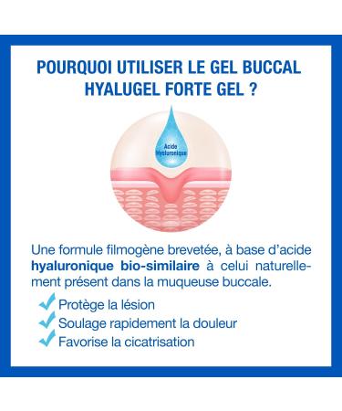 HYALUGEL - Oral gel - Deep localized wounds - Severe and painful oral lesions - Aphthae - Hyaluronic Acid - Tube - 8 mL - Buy Online on GoSupps.com