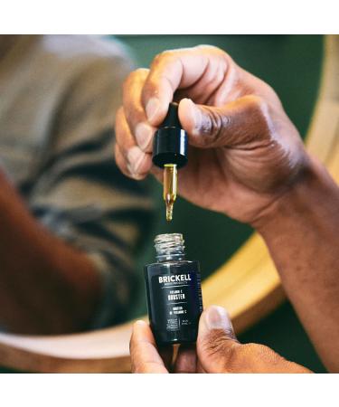Buy Brickell Men's Vitamin C Booster Serum - Natural Anti-Aging Face Serum for Collagen & Wrinkle Defense | 0.5 oz Unscented - International Shipping Available - Buy Online on GoSupps.com