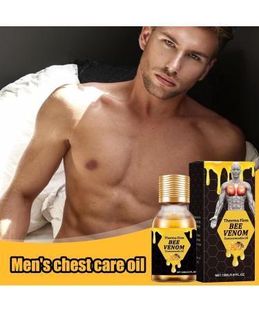 Huile de renforcement musculaire thoracique huile raffermissante pour homme avec formule et absorption rapide pratique et portable 15 ml pour la maison le travail la salle de sport  - Buy Online on GoSupps.com